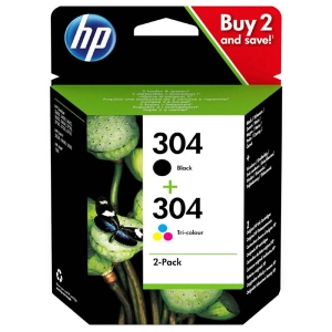 HP 304 3JB05A tusz zestaw czarny/kolor oryginalny
