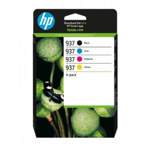 HP 937 6C400NE tusz zestaw CMYK oryginalny