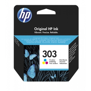 HP 303 T6N01AE tusz kolor oryginalny